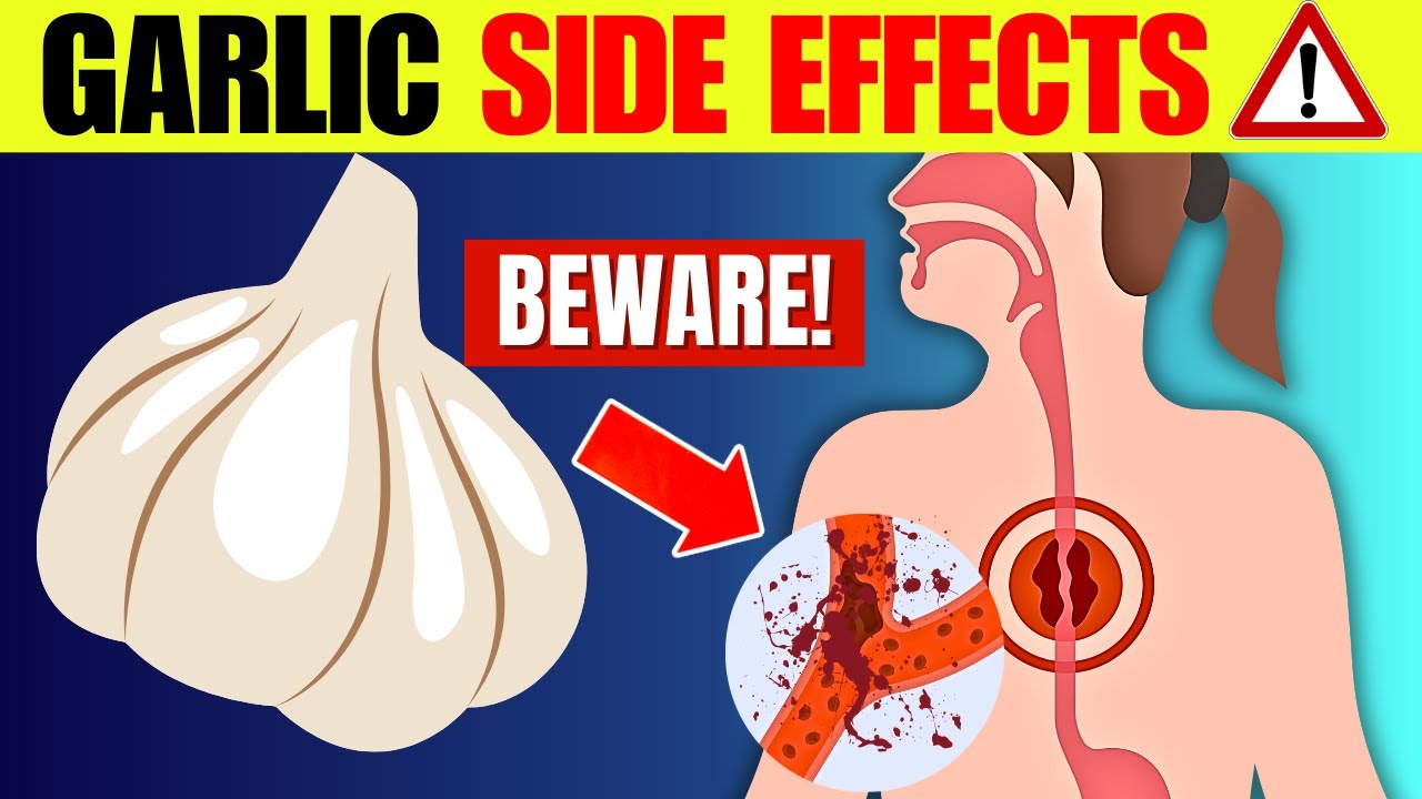 ⚠️Raw Garlic Side Effects | Beware!