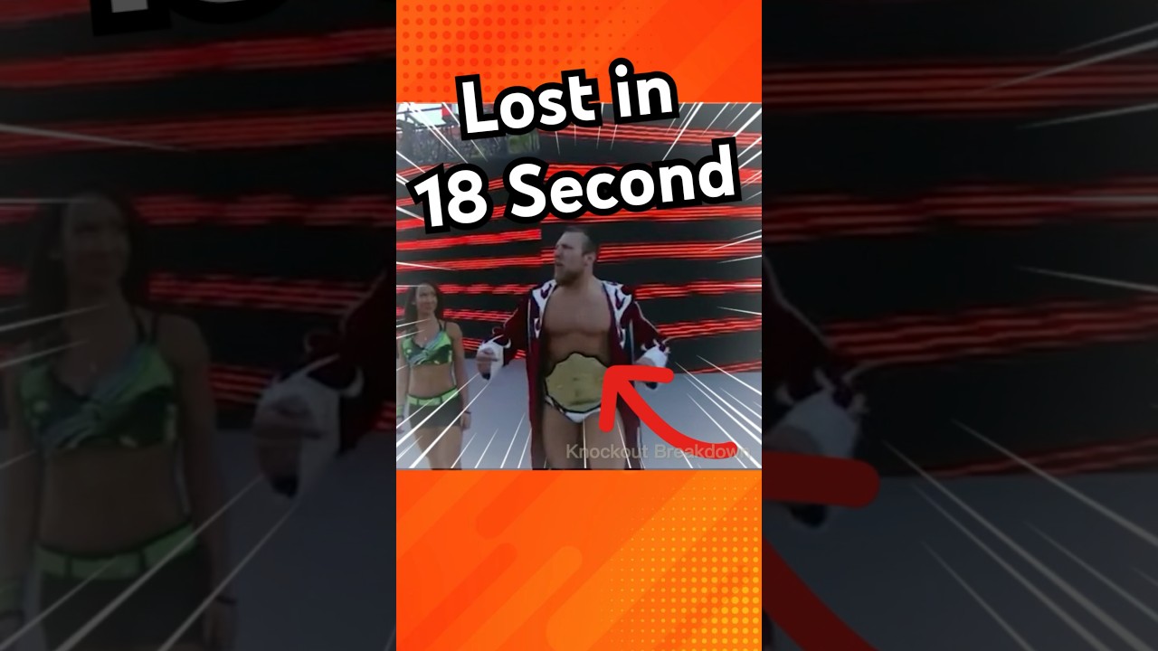 Daniel Bryan’s 18 Second Loss 