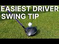 THE EASIEST DRIVER SWING TIP  - learn an effortless golf swing with this simple driver tip