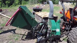 299 Woodland Mills WC68 PTO Wood Chipper. Oregon CS300 Chainsaw. outdoor channel.