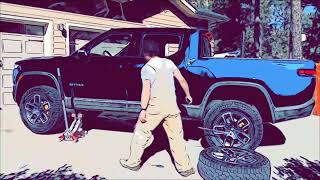 @Rivian R1T tire rotation