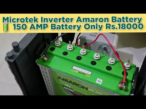 Microtek Inverter + Amaron Battery Combination Installation | Only Rs.