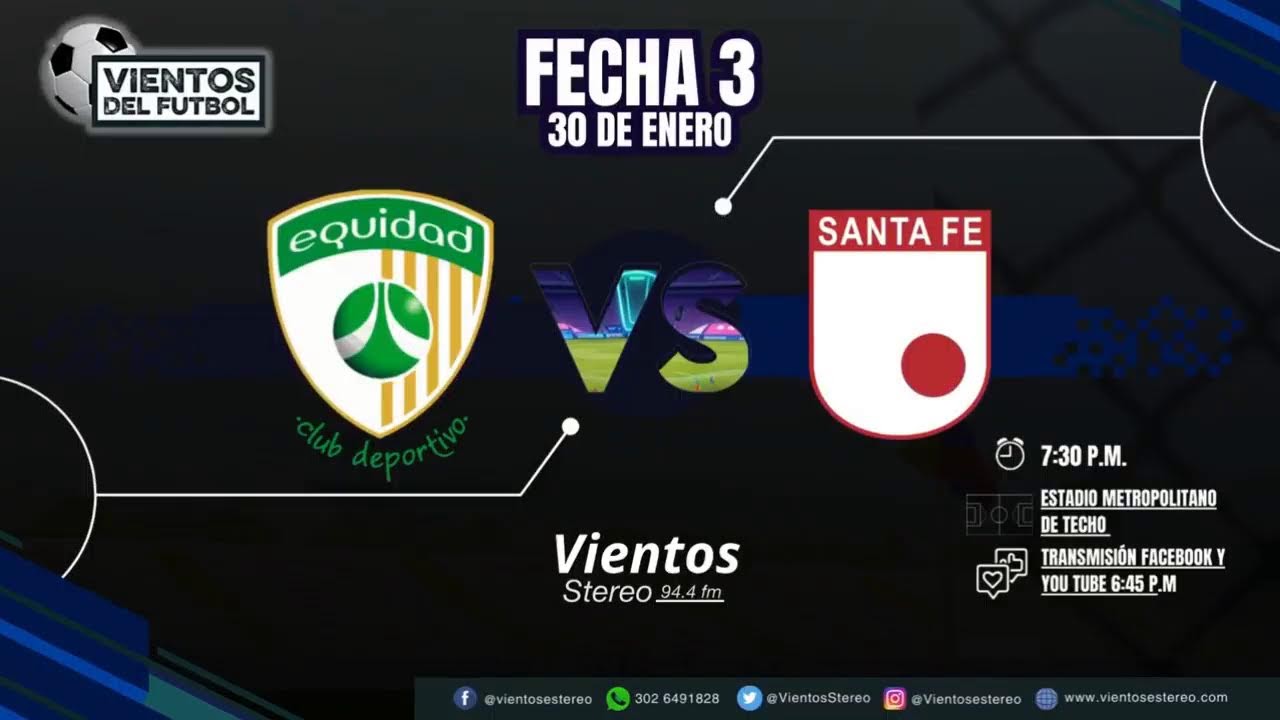equidad-vs-santa-f-vientos-del-f-tbol-youtube