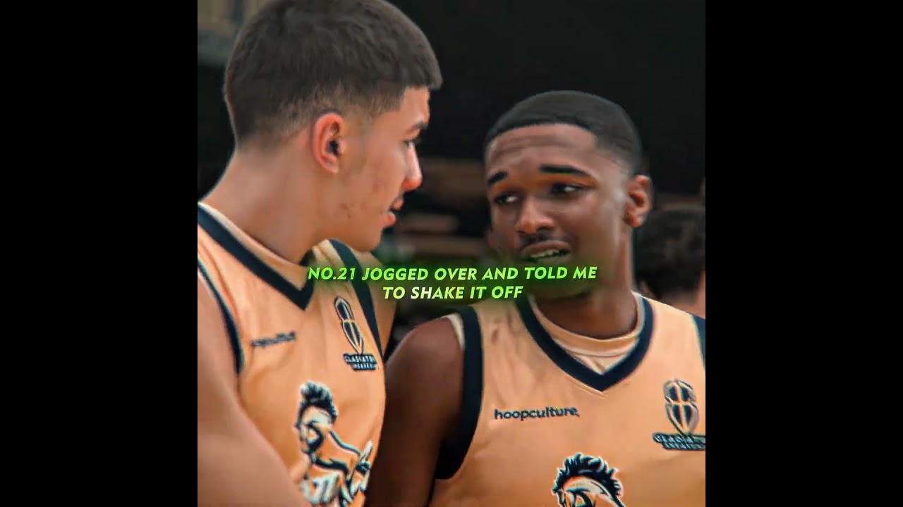 Knee's shot, three seconds—all or nothing from deep.#movie #film  #basketball