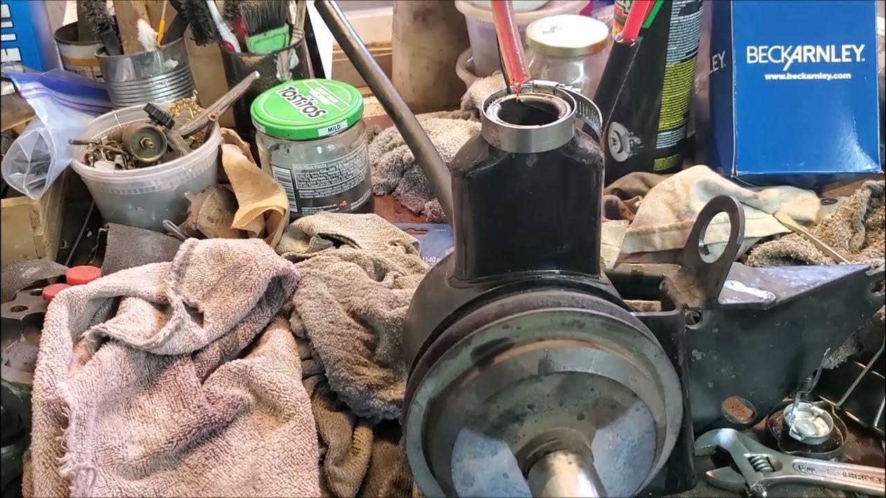 Triumph Stag Power steering pump test YouTube