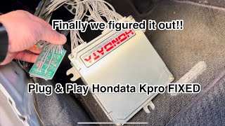 We finally fixed our S2000 Hondata Kpro plug and play!!