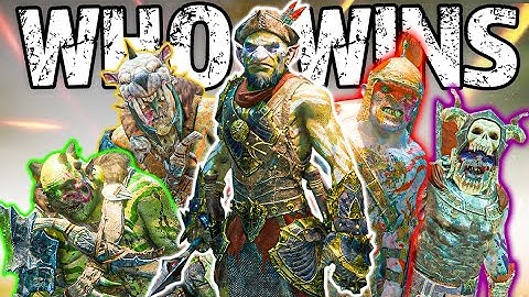 I Created 7 Orc Teams and had them Fight to Control Middle earth