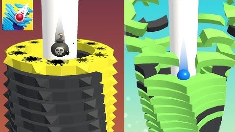 Stack ball 🏈🏀- All level gameplay android ios#1