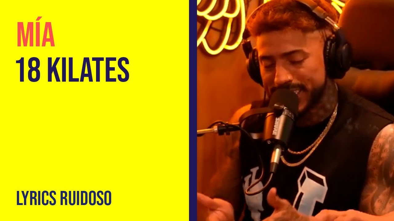 Watch Mia - 18 Kilates | Zapada en vivo en Un Poco De Ruido (Video con letra) on YouTube Watch Mia - 18 Kilates | Zapada en vivo en Un Poco De Ruido (Video con letra) on YouTube