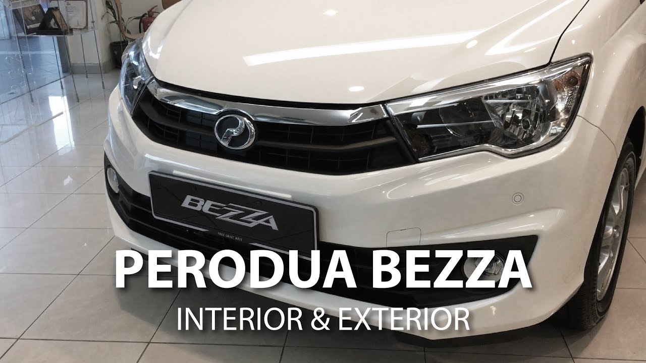 Perodua Bezza 2017 Interior & Exterior Walk-around - YouTube