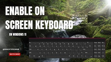 Secret Trick to Instantly Enable On-Screen Keyboard on Windows 11 (No One Tells You This!) 💻🔥