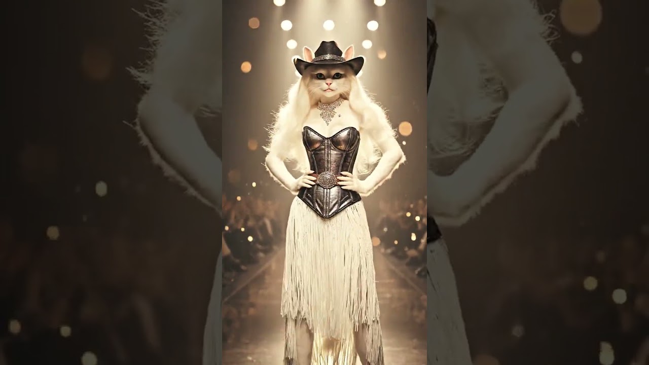 ✨রেম্পের রাণী সাদা বিড়াল✨ | Cat Fashion Show 2025 | Magical Cat Walk 