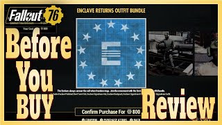 Fallout 76 Enclave Returns Outfit Bundle Review