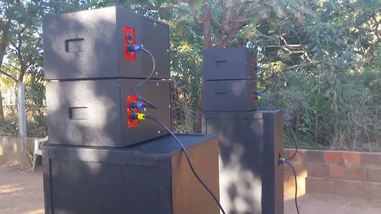 sistema de som  P.A de 4