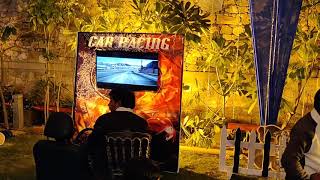 Car racing, motion gaming zone