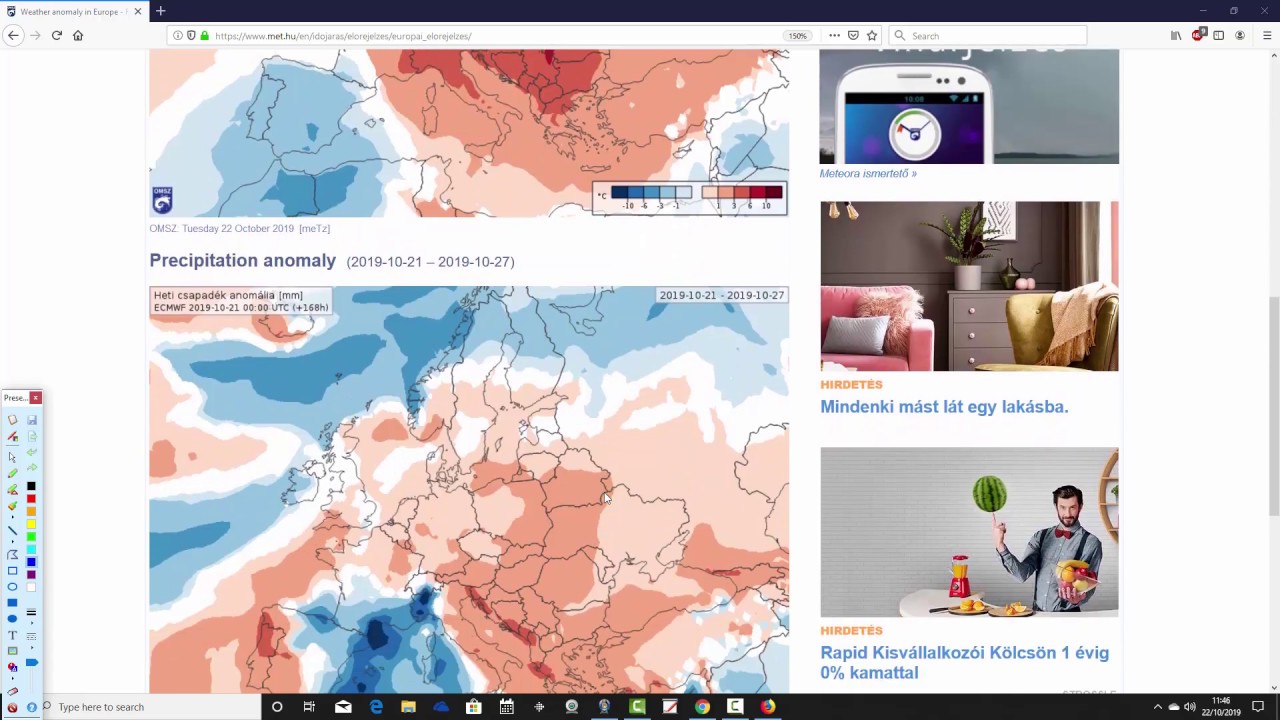 EC 30 Day Weather Forecast For UK & Europe 21st October To 17th