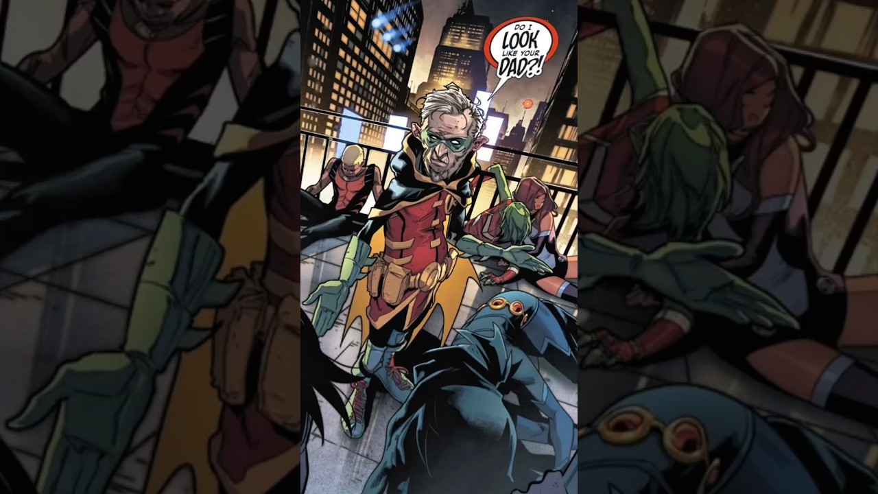 Damian Wayne l'anziano Robin!