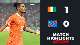 HIGHLIGHTS | Ivory Coast 1-0 DRC | #AFCON2023 - Semi Final