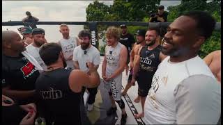 Heated Moment Between Jon Jones And Daniel Cormier During Their Grappling Compeion