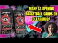 Can you make  opening basketball cards on clearance