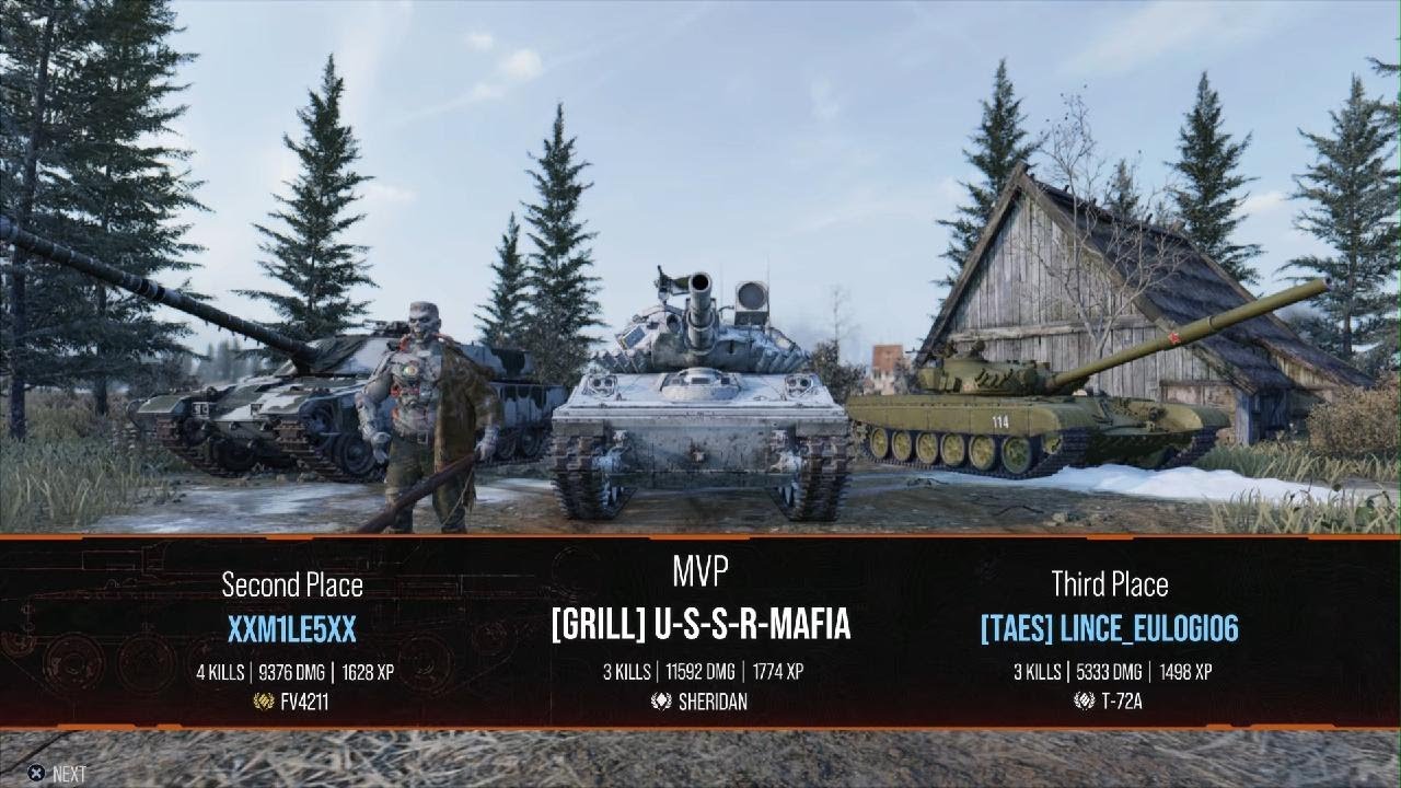 SHERIDAN / World of Tanks / wot console [ 11,592 / Ace tanker / ERLENBERG ]