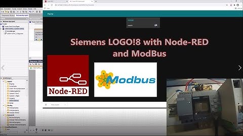 LOGO!8 - Node-RED over ModBus: Part#1 – Test it at LOGO output Q1