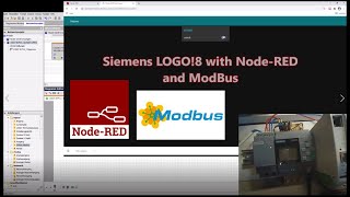 LOGO!8 - Node-RED over ModBus: Part#1 – Test it at LOGO output Q1