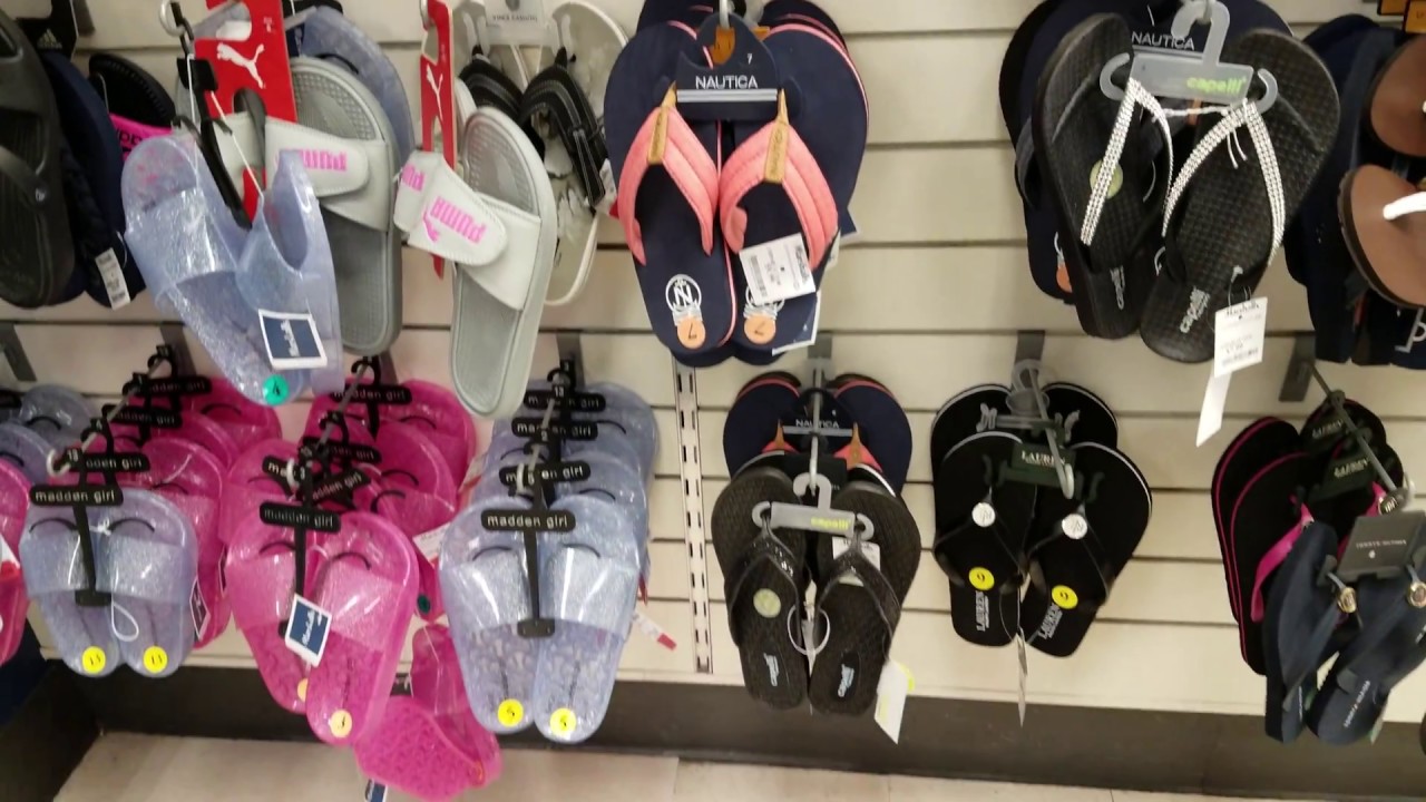 coach flip flops marshalls