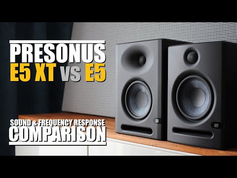 PreSonus Eris E5 XT vs PreSonus Eris E5 (new vs old)  ||  Sound & Frequency Response Comparison