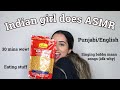 Indian girl does asmr finally again after a year lol