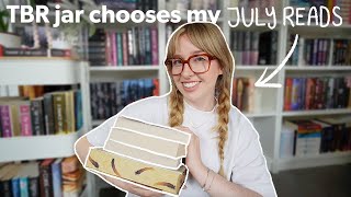 TBR prompt jar chooses my July reads! 🫙📚 July TBR 2025