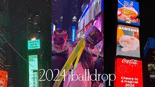 [vlog] 2024 볼드랍 모아보기 | 뉴욕 타임스퀘어 카운트다운 🫧