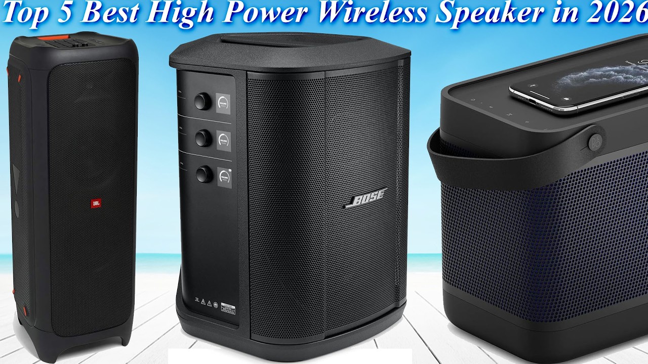 5 Best Wireless Speakers That Will LAST ALL DAY in 2026
