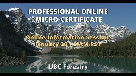 Climate Vulnerability and Adaptation (CVA) Micro-Certificate - Q&A Information Session