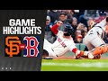 Giants vs red sox game highlights 43024  mlb highlights