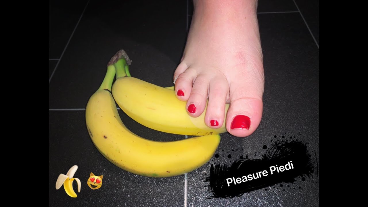 Foot Crushing Banana Pleasurepiedi Youtube