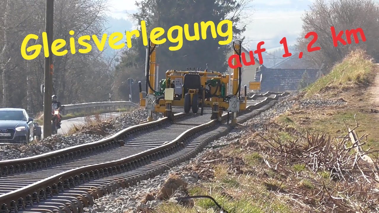 Brohltalbahn Sanierung Teil 3 | Bahn Bau bei Niederzissen | narrow gauge railway track renovation