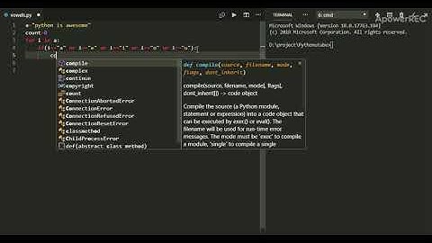 Count number of vowels in a String [Python]