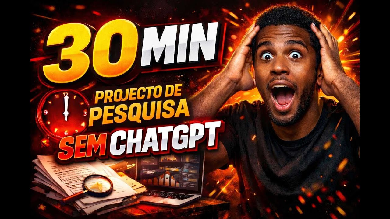 Projeto de Pesquisa em Menos de 30 Minutos sem usar CHATGPT | Rápido e Fácil