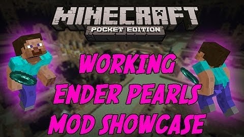 WORKING ENDER PEARLS! Minecraft PE: Mod Showcase