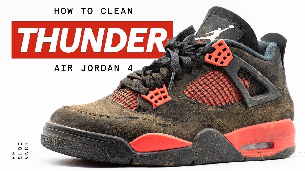 how to clean red jordans