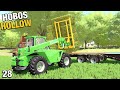 Loading hay with a merlo telehandler hobos hollow x4 fs22 ep 28