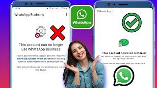 Cara Memperbaiki "Akun Ini Tidak Bisa Lagi Menggunakan WhatsApp" | Buka Blokir / Pemulihan WhatsApp
