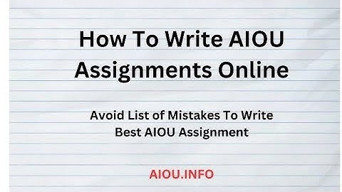 How to write Assignment📄📘📃 |Ms word| Aiou new students |Aiou Info|