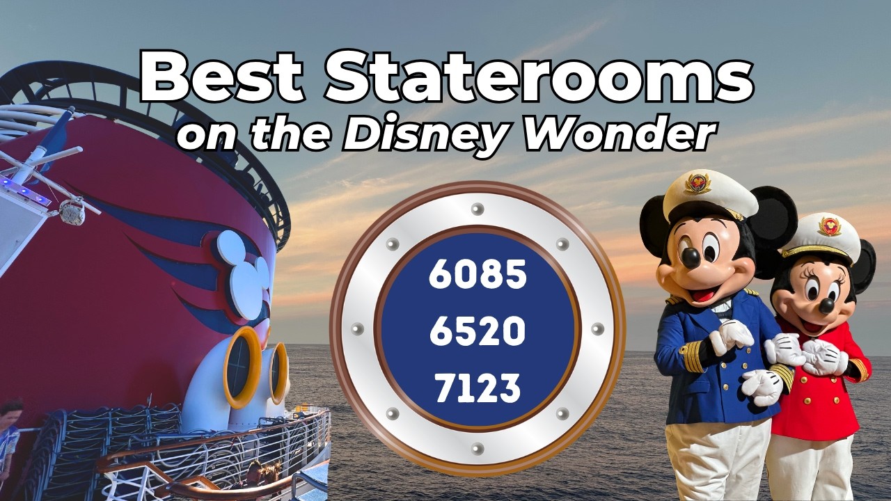 The rooms to book (and avoid) on the Disney Wonder 🚢  Inside Staterooms Deck 6 & 7