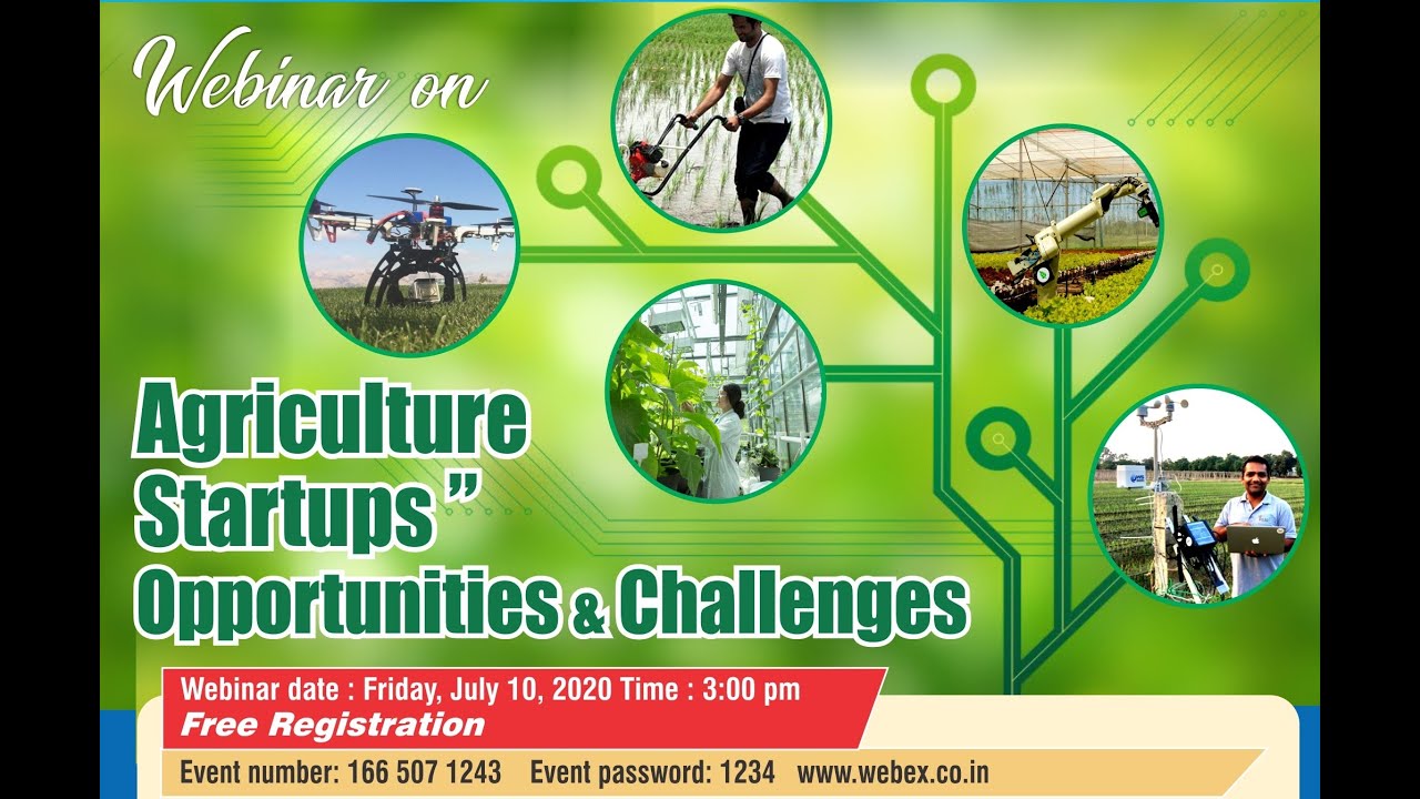 Agriculture startups Opportunities & Challenges YouTube