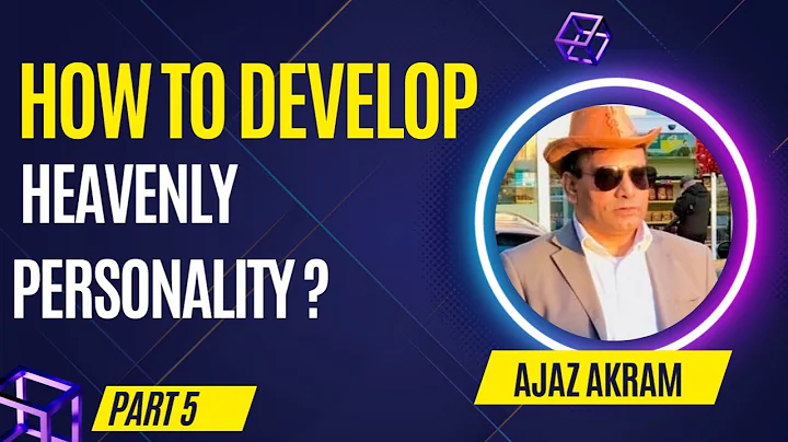 Work on yourself: Develop a HEAVENLY PERSONALITY-E...