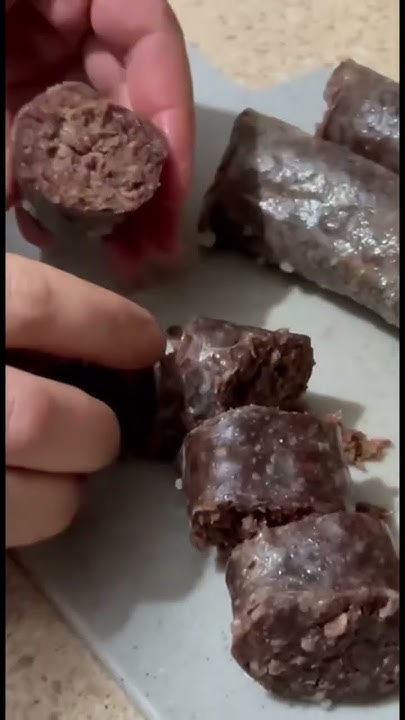 Еда горцев. Сушеная колбаса с гор Дагестана. #food #cooking - YouTube