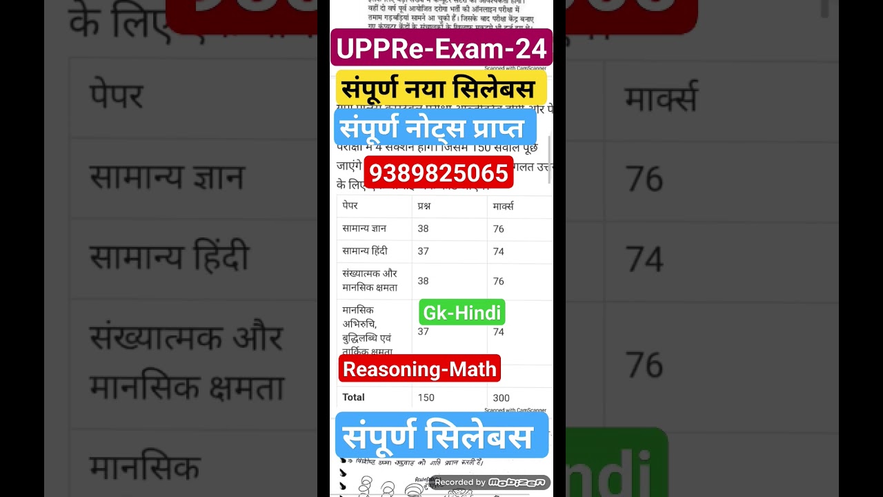 UP Police Re-Exam Syllabus 2024 | UPP Re-Exam | UP Police Re-Exam Syllabus 2024