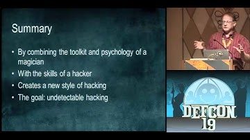 DEFCON 19 (2011) - Deceptive Hacking